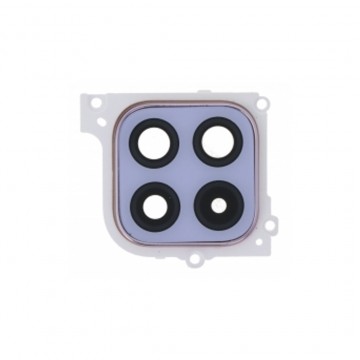 Lentille en verre caméra arrière pour Samsung Galaxy A22 5G Violet