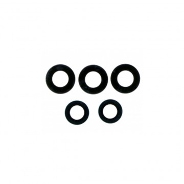 Lentille en verre caméra arrière pour Samsung Galaxy A52s 5G Noir 5pcs in one set