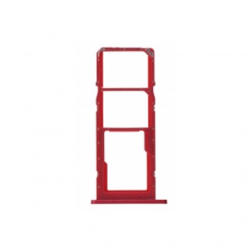 Tiroir carte sim pour Samsung Galaxy A03 A035 Double sim Rouge