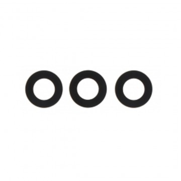 Lentille caméra arrière pour Motorola Moto G51 5G noir 3pcs in one set