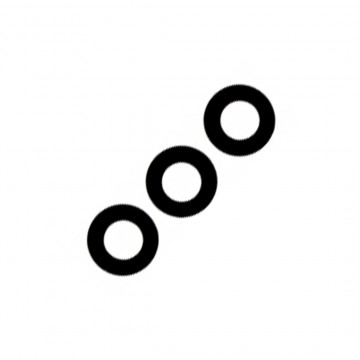 Lentille caméra arrière pour Motorola Moto G60S Black 3pcs in one set