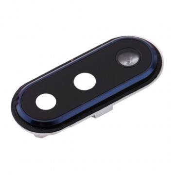 Lentille en verre caméra arrière pour Nokia 5.1 Plus Bleu