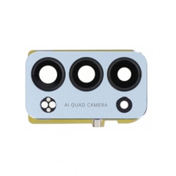 Lentille en verre caméra arrière pour Oppo Reno6 Pro 5G Snapdragon CPH2247 Bleu