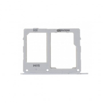 Tiroir carte SIM + SD pour Samsung Galaxy Tab S5e T725 argenté