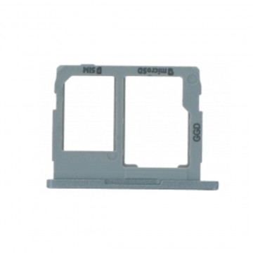Tiroir carte SIM + SD pour Samsung Galaxy Tab A 8.0 2017 T380/T385 argenté Argente