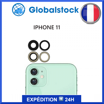 Lentille + Adhésif Verre Caméra Appareil Photo pour iPhone 11 / 11 PRO / 11 PRO MAX