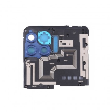 Support carte mère avec lentille Caméra arrière pour Motorola One 5G Bleu