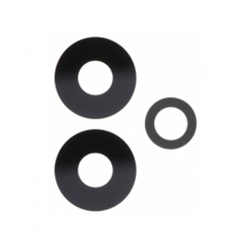 Lentille caméra arrière pour Xiaomi Redmi Note 12 Pro+ 5G Noir 3pcs in one set