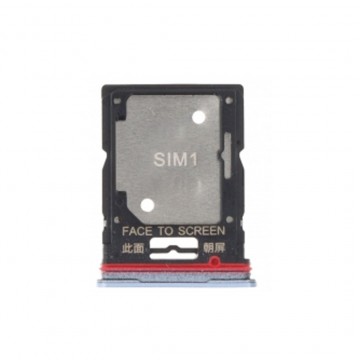 Tiroir carte sim pour Xiaomi Redmi Note 11 Pro+ 5G Double SIM clair Bleu