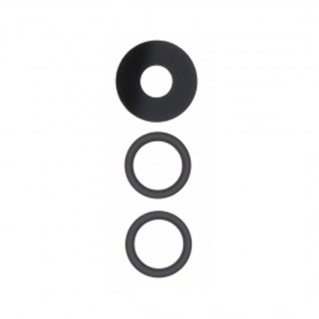 Lentille caméra arrière pour Motorola Moto E32 3pcs in one set Noir