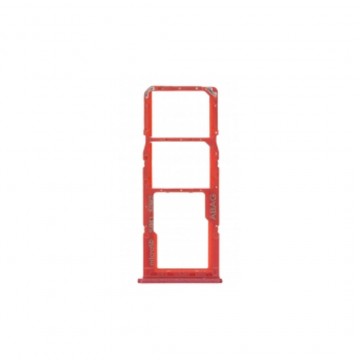 Tiroir carte sim pour Samsung Galaxy A12 Nacho/A12s A127 Double SIM Rouge