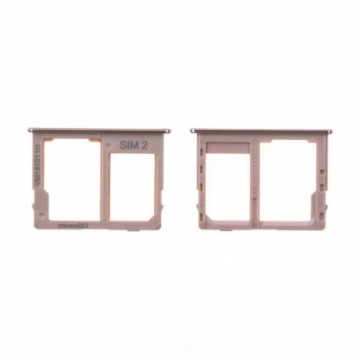 Double Tiroir Sim + SD pour Samsung Galaxy J4+ / J6+ (2018) / Gold Or