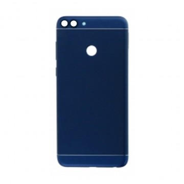 Vitre arrière (cache batterie) pour Huawei P Smart Bleu + Logo