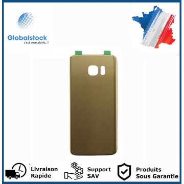 Vitre arrière pour Samsung Galaxy S7 Edge or