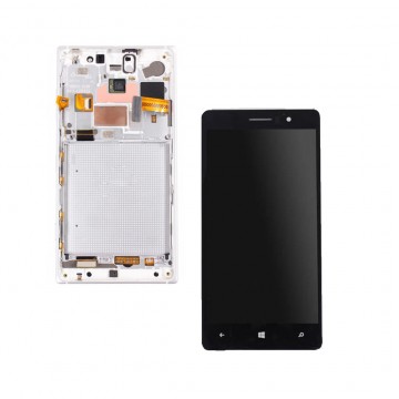 Ecran LCD + Vitre Tactile pour Nokia Lumia 830 Blanc OEM