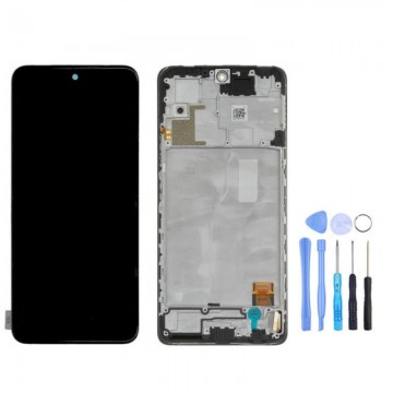 Ecran Oled + Vitre tactile sur châssis pour redmi note 10 pro Noir m2101k6g  + Outils