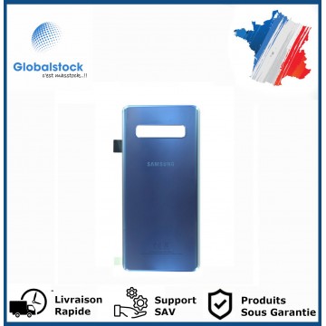 Vitre arrière pour Samsung Galaxy S10 G973F bleu