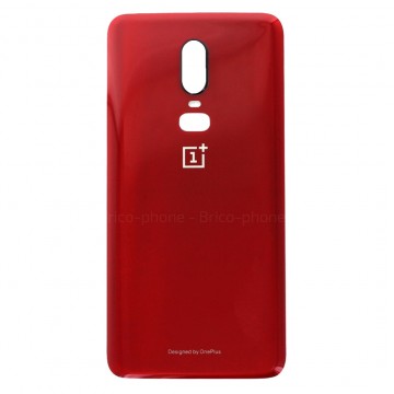 Vitre arrière ( Cache batterie) pour OnePlus 6 Rouge