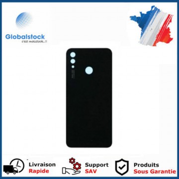 Vitre arrière (cache batterie) pour Huawei P Smart+ (Nova 3i) Noir + Logo