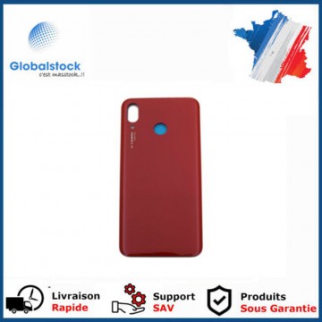 Vitre arrière (cache batterie) pour Huawei Nova 3 Rouge + Logo