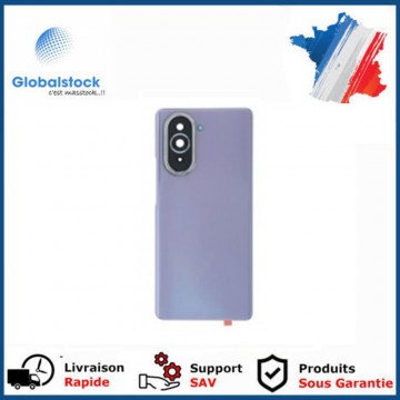 Vitre arrière (cache batterie) avec adhésif + lentille camera pour Huawei Nova 10 Violet