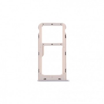 Tiroir SIM + SD pour Honor 6A Argent