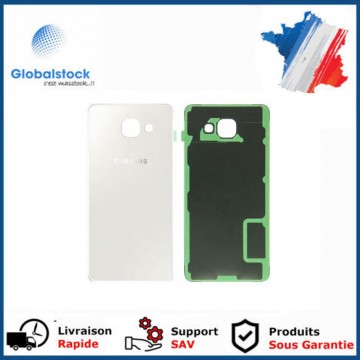 VITRE ARRIÈRE COQUE BATTERIE pour SAMSUNG A7 2016 (A710F) BLANC