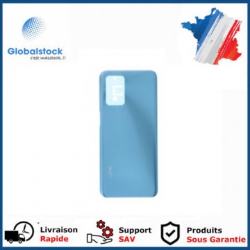 Vitre arrière ( Cache batterie) avec adhésive pour Realme 8 5G Bleu