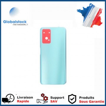 Vitre arrière ( Cache batterie) avec adhésive pour Realme 9i RMX3491 Bleu