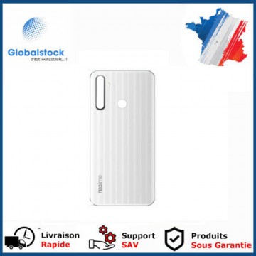 Vitre arrière ( Cache batterie) avec adhésive pour Realme 6i RMX2040 Blanc