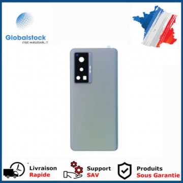Vitre arrière pour Vivo X70 Pro Bleu avec lentille caméra