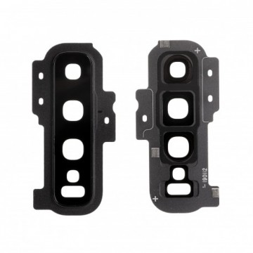 Lentille caméra arrière pour Samsung Galaxy S10 G973F céramique Noir