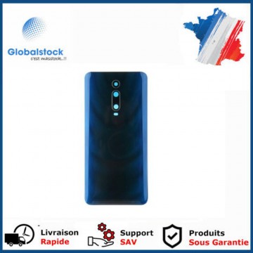Vitre arrière pour XIAOMI MI 9T MI 9T PRO M1903F10G M1903F11G Bleu avec lentille caméra