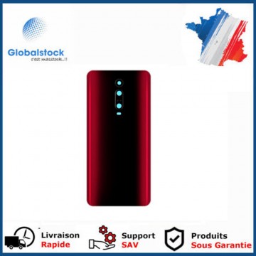 Vitre arrière pour XIAOMI MI 9T MI 9T PRO M1903F10G M1903F11G Rouge avec lentille caméra