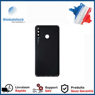 Vitre arrière pour Huawei P30 Lite Noir avec lentille caméra