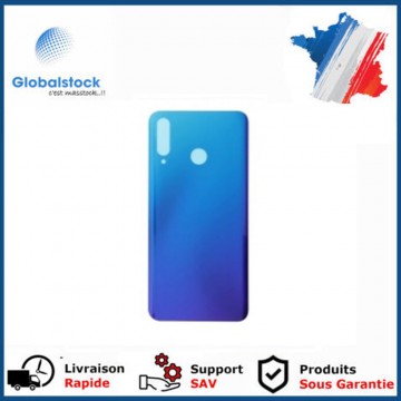 Vitre arrière (cache batterie) avec Adhésif pour Huawei P30 lite 48M MAR-L01A/L21A/LX1A Bleu