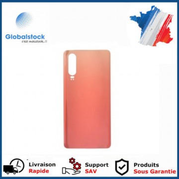 Vitre arrière (cache batterie) avec Adhésif pour Huawei P30 Orange