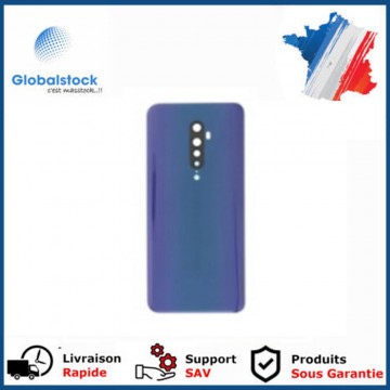 Vitre arrière pour Oppo Reno2 Bleu avec lentille caméra