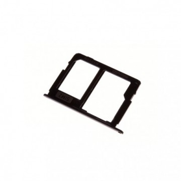 Tiroir SIM / SD pour Samsung Galaxy J3 2017 (J330F) Noir