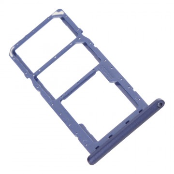 Tiroir carte sim pour Samsung Galaxy A03 A035 Double sim Bleu