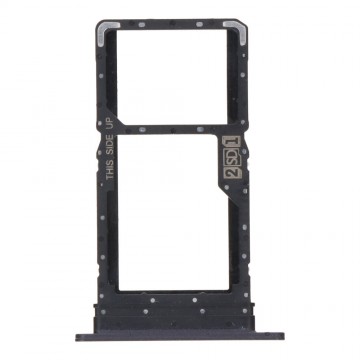 Tiroir carte sim pour Motorola Edge 20 Lite Double Sim Noir