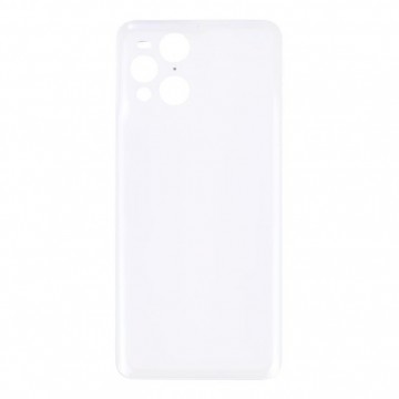 Vitre arrière pour Oppo Find X3 Pro CPH2173 Find X3 Blanc
