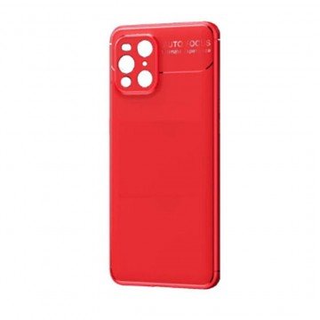 Vitre arrière pour Oppo Find X3 Pro CPH2173 Find X3 Rouge