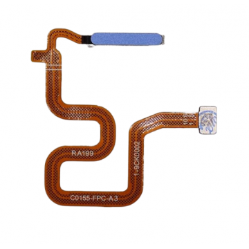 Nappe capteur d'empreintes digitales pour Realme 6 Bleu