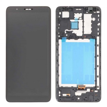 Ecran LCD + Vitre tactile pour Samsung Galaxy A01 Core Noir Avec Châssis