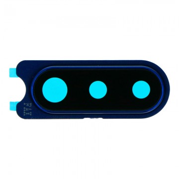 Lentille Caméra Arrière pour Samsung Galaxy A20s Bleu Avec Châssis