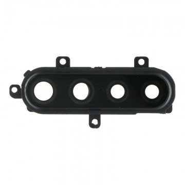 Lentille Caméra Arrière pour Samsung Galaxy A21 Noir Avec Châssis