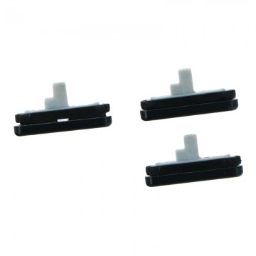 Touches latérales pour Samsung Galaxy A7 2017/A3 2017/A5 2017 (3pcs) Noir