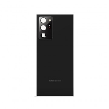 Vitre arrière pour Samsung Galaxy Note 20 ultra Noir avec lentille caméra
