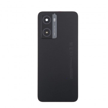 Vitre arrière pour Oppo A77 5G Noir avec lentille caméra